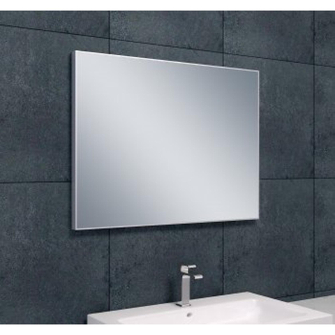 Xellanz Serra spiegel rechthoek met lijst 80 x 60 x 2,1 cm aluminium SW95786