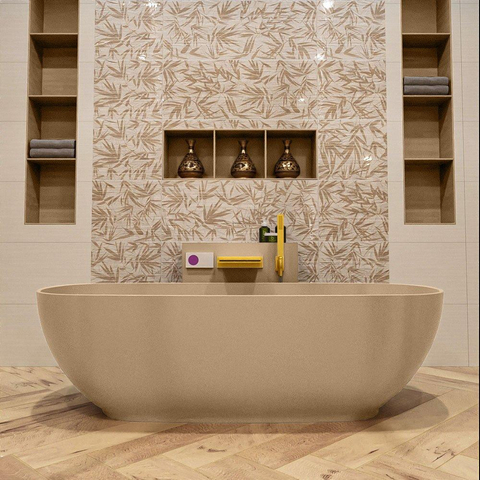 MONDIAZ ROCK Baignoire autoportante - 170x70cm - couleur Rosee / Rosee SW1015095