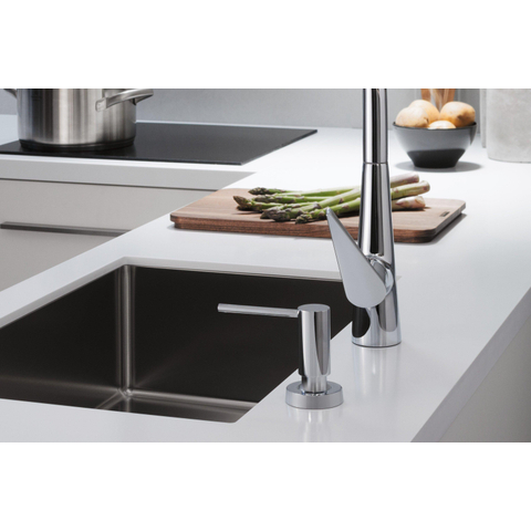 Hansgrohe A51 - zeepdispenser 1-gats 500ml onderbouw - hoogglans chroom SW241755