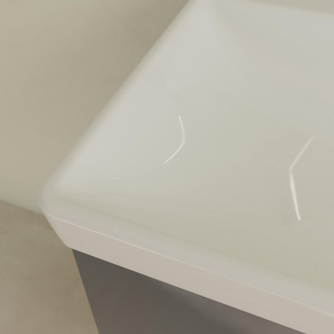 Villeroy & Boch Avento meubelwastafel - 100x47cm - 2 kraangaten - met overloop - White Alpine (glans wit) SW59853