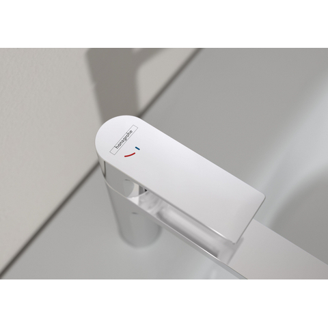 Hansgrohe Rebris s Eengreeps wastafelmengkraan - 80 - coolstart - zonder afvoer - hoogglans chroom SW796592