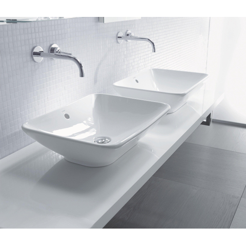 Duravit Bacino Opzet wastafel - 55x42 cm - met overloop - glans wit 0291327