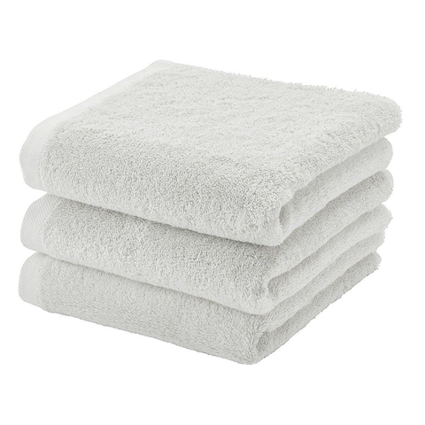 Aquanova London Handdoek - 55x100cm - 3 stuks - Salt SW815812