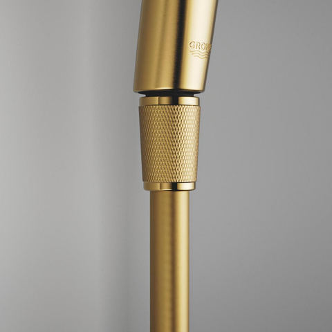 GROHE Vitalio Comfort doucheset - met thermostaat - geborsteld cool sunrise (goud) SW1590104