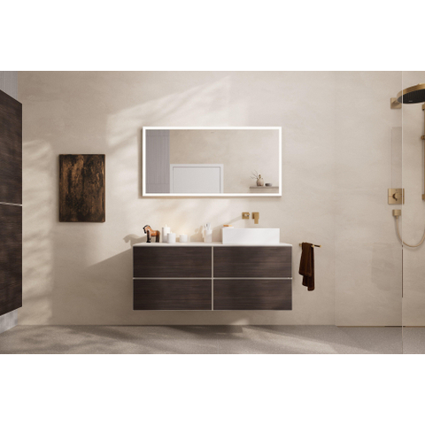 Hansgrohe AddStoris Q handdoekhouder 2-lids - geborsteld brons SW651139