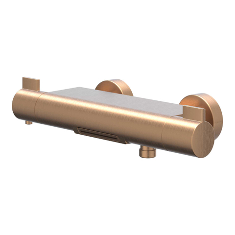 IVY Pact Mitigeur thermostatique de baignoire apparent - Cooltouch - bec cascade - cuivre brossé mat PVD SW1031164