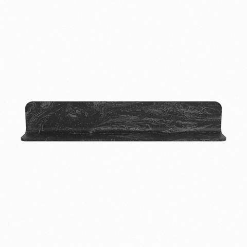 Mondiaz SPOT spiegel – Ø70 cm – met planchet – Lava (zwart marmer) SW1235645