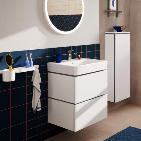 Hansgrohe Xilesa E meubelset 2la 580x470 met Xanuia wastafel 600 mat wit SW1567298