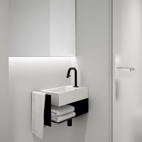 Clou Flush 3 lave-mains 36x18x9cm trou de robinet à droite Céramique Blanc SW9328
