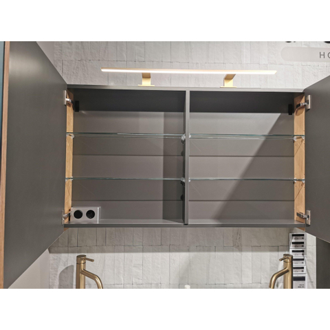 Saniclass Holz Base spiegelkast – 120x70 cm – Eiken SW773985