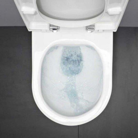 Laufen Pro Pack WC suspendu 39.7x55.7x46.5cm sans bride abattant wc slimseat softclose céramique brillant blanc SW97463