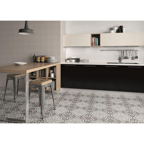 Terravito Besano carreau mural et de sol - 20x20cm - 8.5mm - Carré - Beige mat SW203637