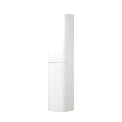 INK Concept R Armoire haute - 35x35x169cm - 2 portes - angles arrondis - pour poignées - ouverture à droite - blanc mat SW1405523