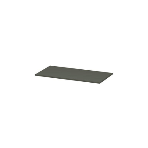 INK Topdeck Wastafelblad - 90x45x2cm - tbv onderkast - MDF lak - Mat beton groen SW416560