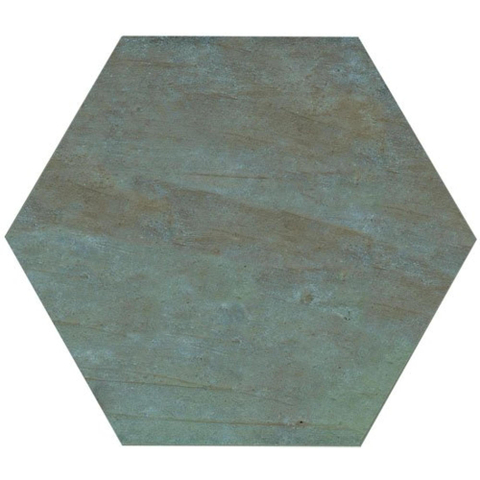 Ceralto Neroli Stone carrelage sol et mur - 30x35cm - 9mm - hexagonal - effet pierre - emerald mat (vert) SW795702