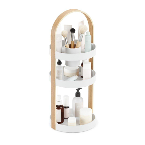 Umbra Bellwood boîte de rangement 20x20x50cm Plastique Blanc/naturel SW539499