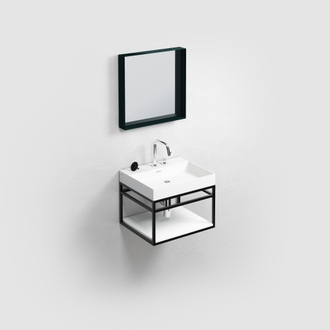 Clou Wash Me lavabo 50x42x8cm sans bonde Céramique Blanc SW440839