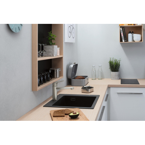 Hansgrohe M42 Mitigeur de cuisine avec bec pivotant à 360° chrome SW236973