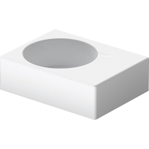 Duravit Scola Wastafel - 61.5x46cm - zonder kraangat - met overloop - glans wit 0304115