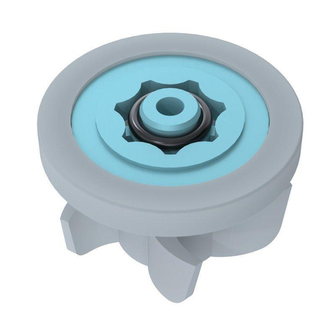 Neoperl PCW-02 limiteur de débit de douche - 10 litres par minute - rond 12.7mm - bleu GA83974