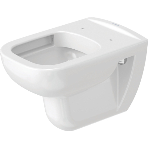 Duravit D-code Wandcloset - diepspoel - spoelrandloos - 35.5x54.5cm - rimless - wit SW104232