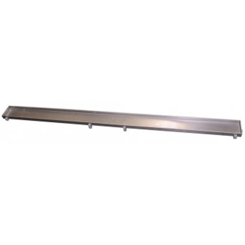 Wiesbaden Tegelrooster voor douchegoot - 90x7cm - RVS SW10713