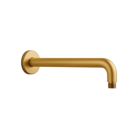 Grohe - Adema Rise regendoucheset – 25 cm hoofddouche – 38 cm gebogen wandarm – vaste douchehouder – cool sunrise geborsteld SW1248537