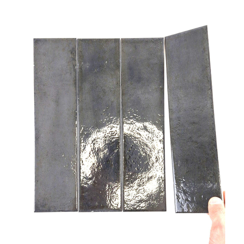Terravito Sileno Pour carrelage mural - 30x7.5cm - 8mm - Anthracite SW1175656