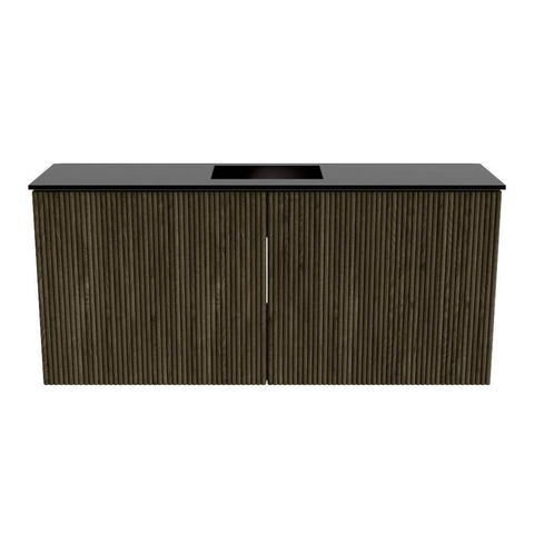 Mondiaz JOYA 90cm meuble de salle de bains - couleur Shadow - Vasque FAYE position Milieu Sans trou de robinet couleur Urban. SW1421506
