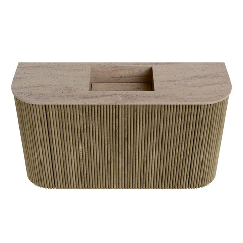 Mondiaz JOYA-DLUX Meuble de toilette 73,2cm - arrondis gauche et droite couleur Dusk - Vasque FAYE position Milieu Sans trou de robinet couleur Saba SW1426106