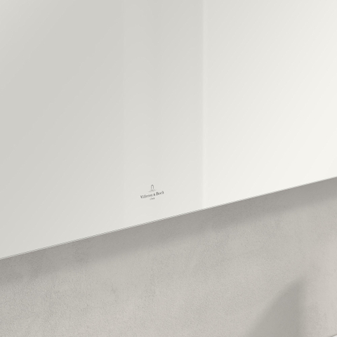 Villeroy & Boch More To See spiegel met geïntegreerde LED verlichting horizontaal 3 voudig dimbaar 130x75x4.7cm 1024971