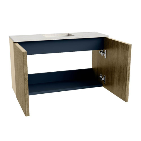 Mondiaz JOYA-DLUX 70cm toiletmeubel - kleur Dusk - Wastafel FAYE positie Midden 1 kraangat kleur Ostra. SW1423362