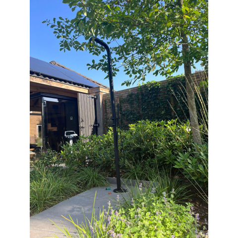 FortiFura Outdoor Original Douche de jardin à poser avec douchette noir mat SW704715