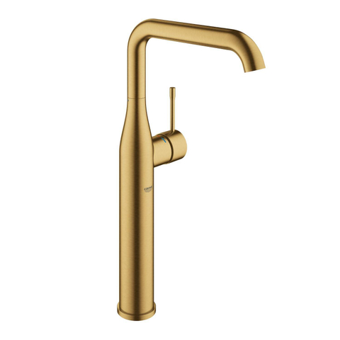Grohe Essence New Wastafelkraan Opbouw - uitloop 17.9cm - XL-size hoge draaibare uitloop - EcoJoy - brushed cool sunrise (goud) SW98765