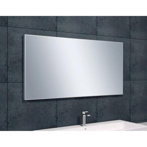 Xellanz Serra spiegel rechthoek met lijst 120 x 60 x 2,1 cm aluminium SW95788