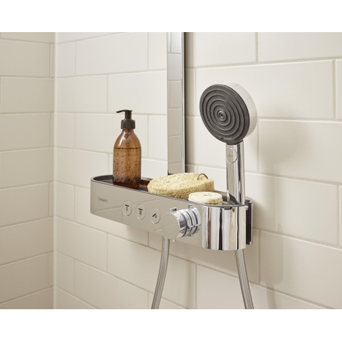 Hansgrohe Pulsify s Howerpipe - 26cm - 2jet - planchet - 40cm - hoogglans chroom SW651114