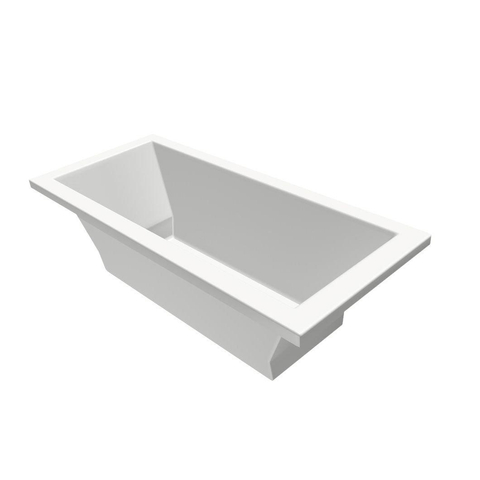 Xenz Society Baignoire duo - 170x75x53 - bonde centrale - acrylique - blanc SW102898