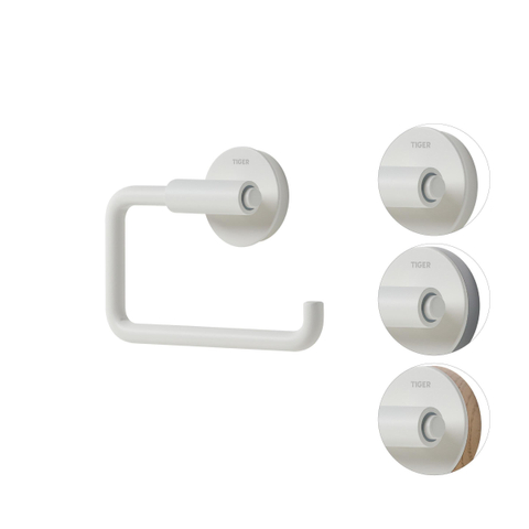 Tiger Urban Toiletaccessoireset Toiletborstel met houder Toiletrolhouder zonder klep Handdoekhaak Wit SW877665