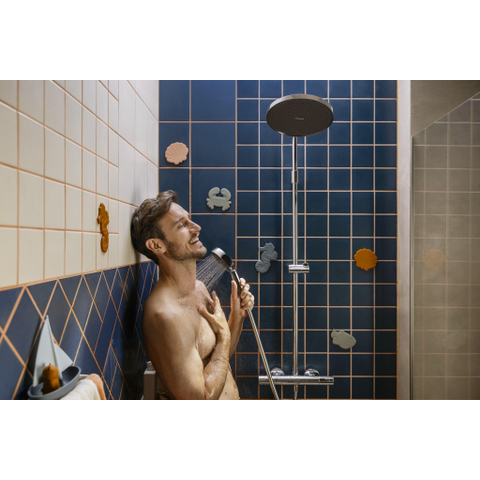 Hansgrohe Activera S - showerpipe - 240 - 1jet - ecosmart+ - met Ecostat Fine Varia - hoogglans chroom SW1388135