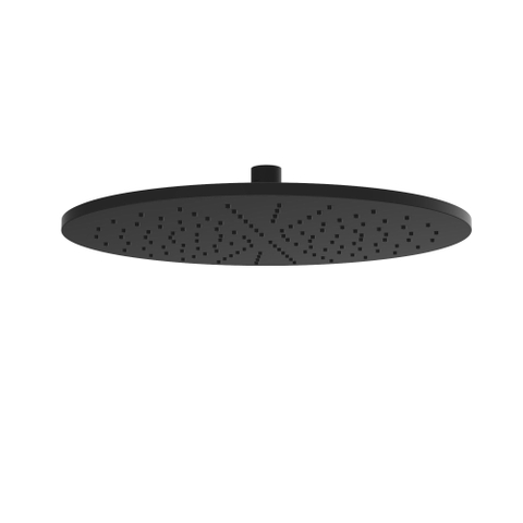 Wiesbaden Unimatch Hoofddouche rond - 30x0.8cm - mat zwart SW242759