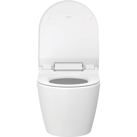 Duravit ME by Starck wandcloset diepspoel spoelrandloos met Hygieneglaze v. SensoWash closetzitting 37x57cm met verdekte bevestiging wit SW84185