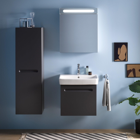 Duravit No.1 - No.1 - wastafel - 600mm - met overloop - 1 kraangat - hoogglans wit SW723752