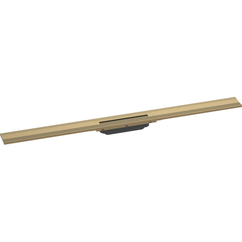 Hansgrohe RainDrain Flex Douchegoot - 100cm - inkortbaar - wandmontage - brushed bronze SW1590365