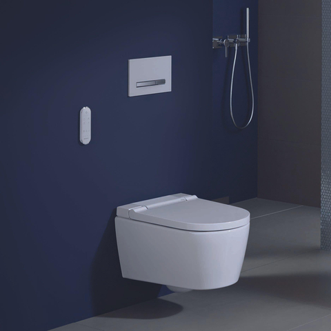 Geberit AquaClean Sela Douche Wc - 37.5x56.5cm - softclose - keratect - alpine - glans wit SW258981