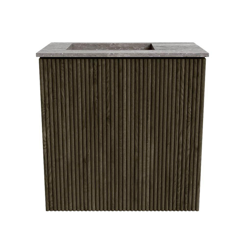 Mondiaz JOYA-DLUX 40cm toiletmeubel - kleur Shadow - Wastafel FAYE positie Links 1 kraangat kleur Oza. SW1425017