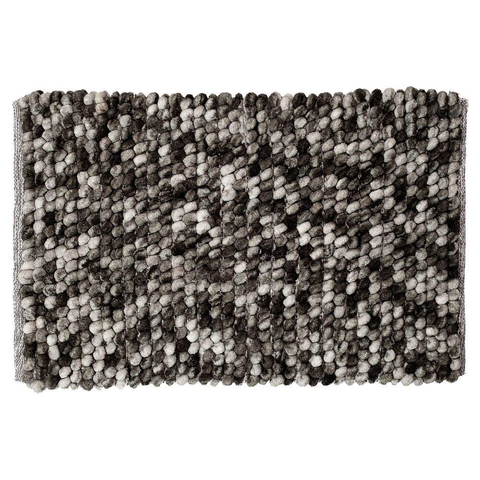 Sealskin Vintage Badmat Polyester 50x80 cm Donkergrijs SW94580