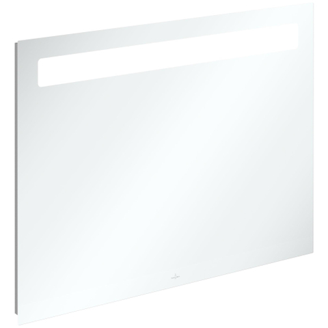Villeroy & Boch More to see 14 More To See spiegel - met geïntegreerde LED verlichting horizontaal - 3 voudig dimbaar - 100x75x4.7cm - glans zilver 1024969