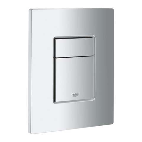 Grohe Skate Cosmopolitan Bedieningsplaat - dualflush - horizontaal/verticaal - kunststof - mat chroom 0720002