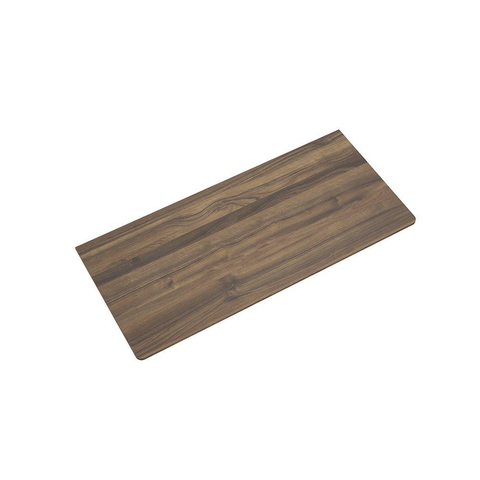 Saniclass Tops Plan de toilette - 120x1.2x46cm - angles arrondis - noyer (bois) SW892756