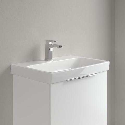 Villeroy & Boch Architectura Wastafel - 44.5x65cm - met kraangat - geslepen onderkant - White Alpine (glans wit) SW1162112